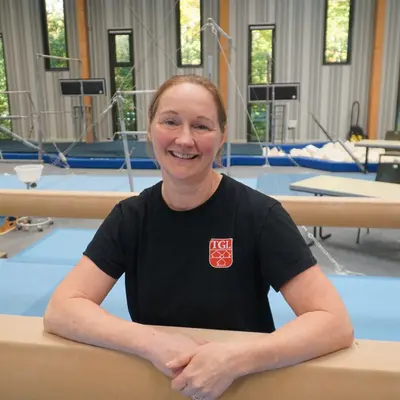 Eine Übungsleiterinnen für Leistung- Allgemeingruppe weiblich