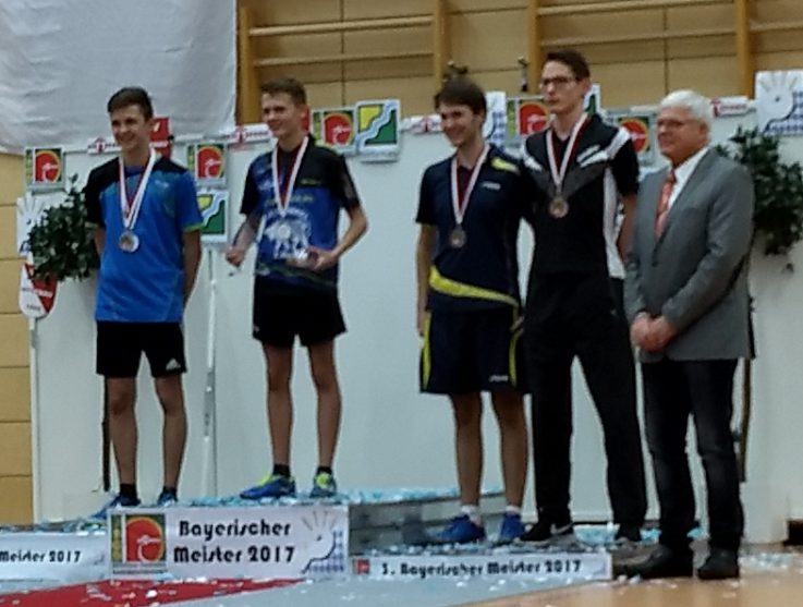 Tischtennis: Lucas Klöpfer gewinnt Bronzemedallie auf der Bayerischen Meisterschaft