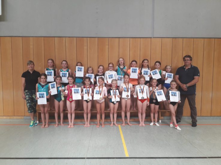 Vereinsmeisterschaften der Aufbauklassen Mädchen 22. Juni 2018