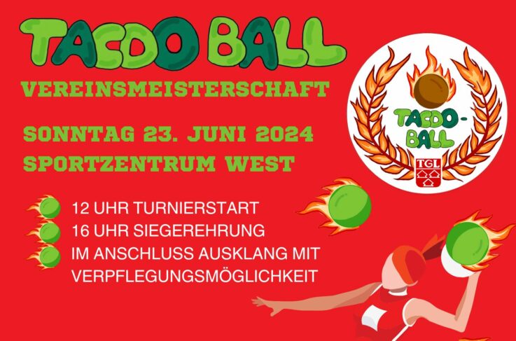 Tacdo-Ball Vereinsmeisterschaft am Sonntag, 23. Juni, in der TGL