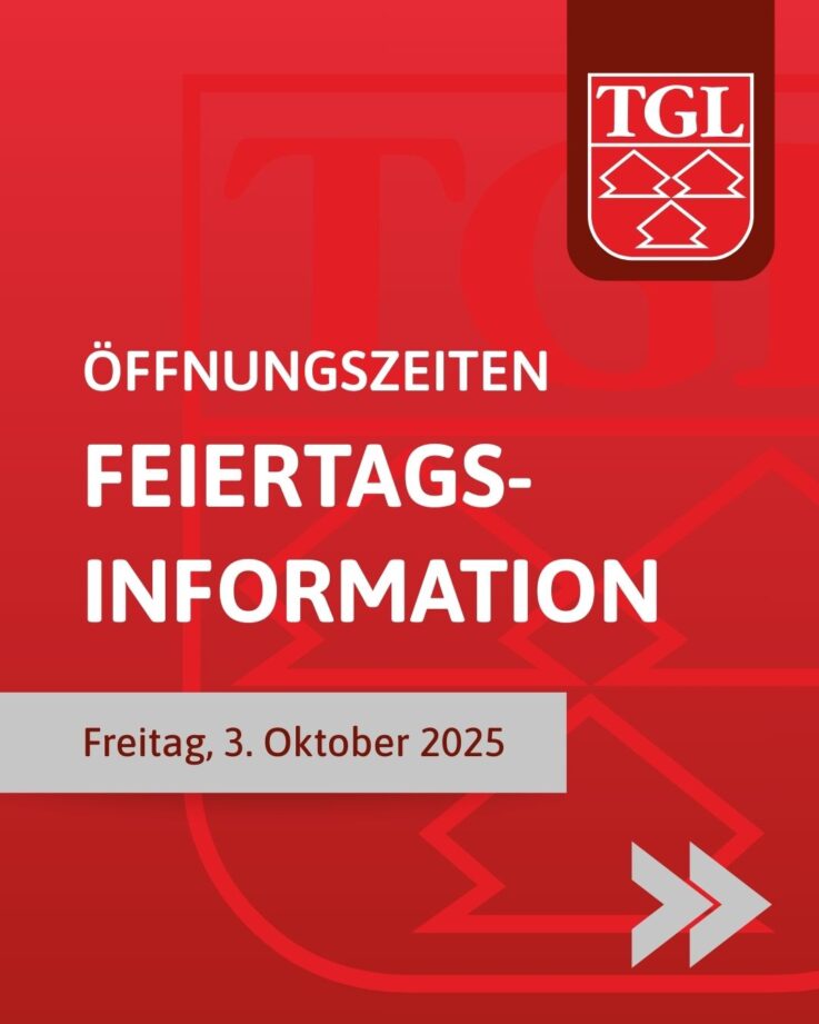 Sportbetrieb am Feiertag – Freitag, den 3. Oktober 2025